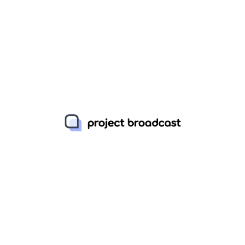 It is a logo for a company called project broadcast.