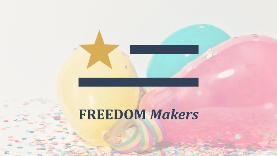 logo with balloons