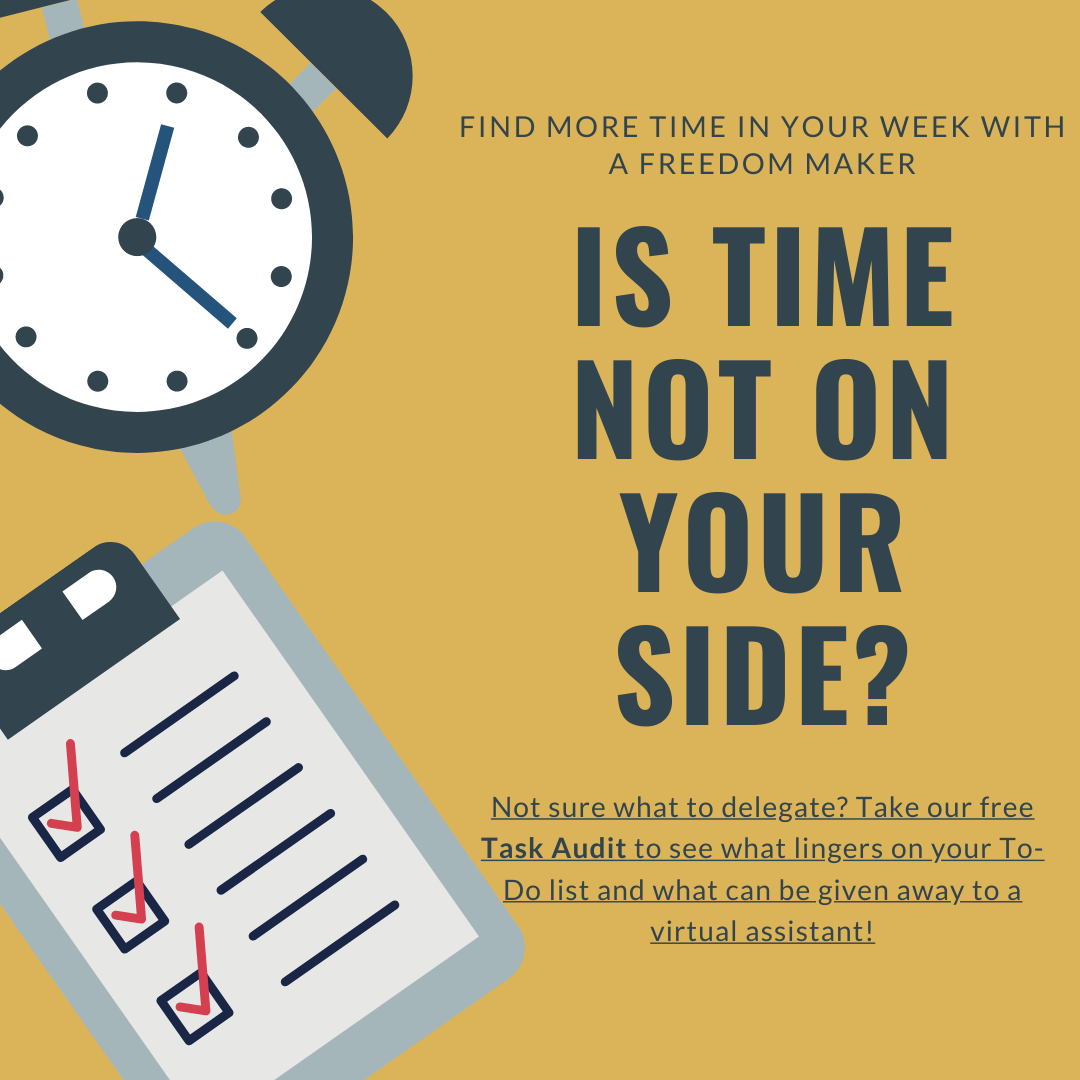 A poster that says is time not on your side