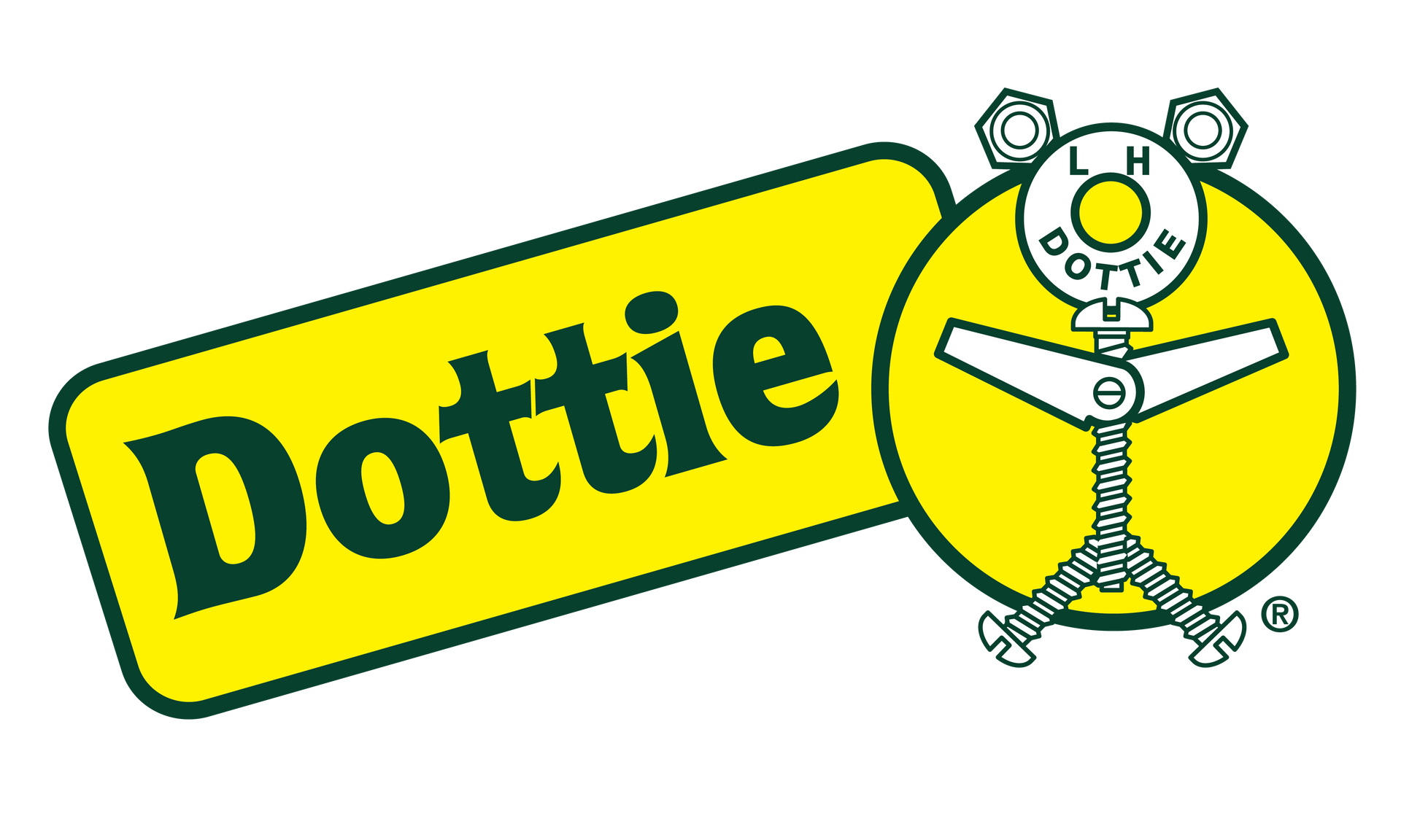 Yellow logo with 