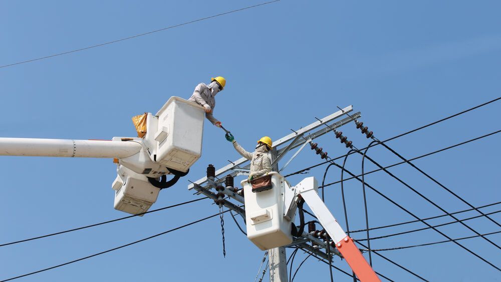 Power Line Support, Insulators and Wires — Electrician in Forbes