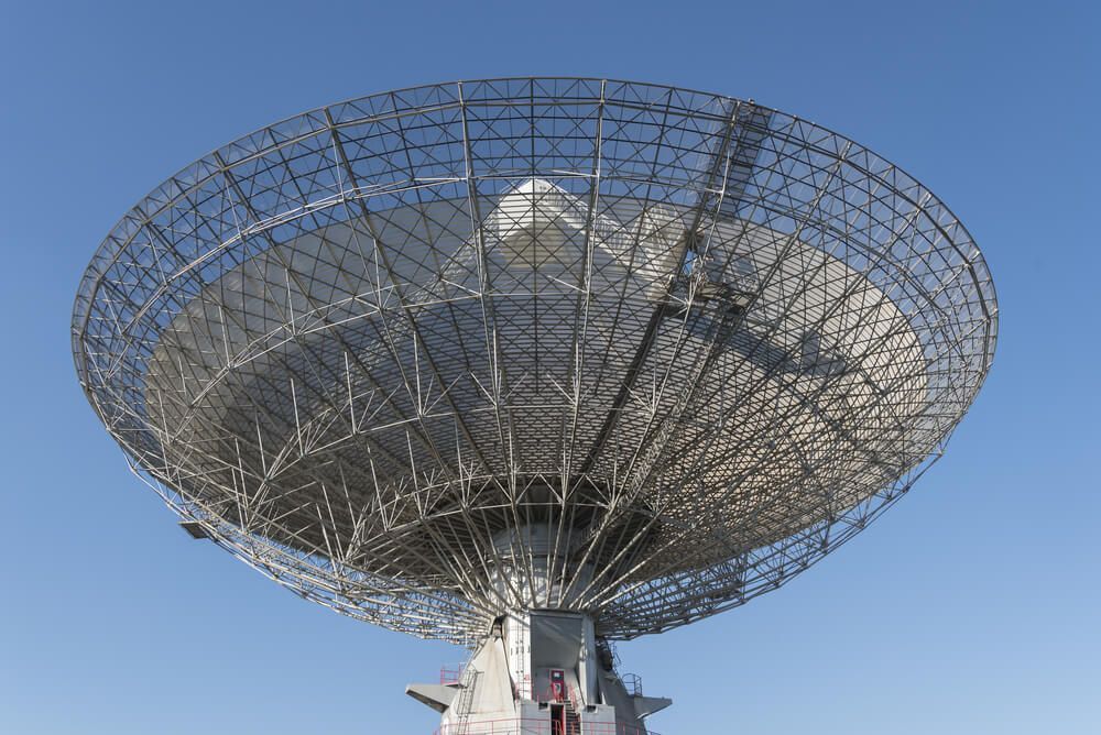 Radio Telescope at Parkes in Clear Sky — Electrician in Parkes