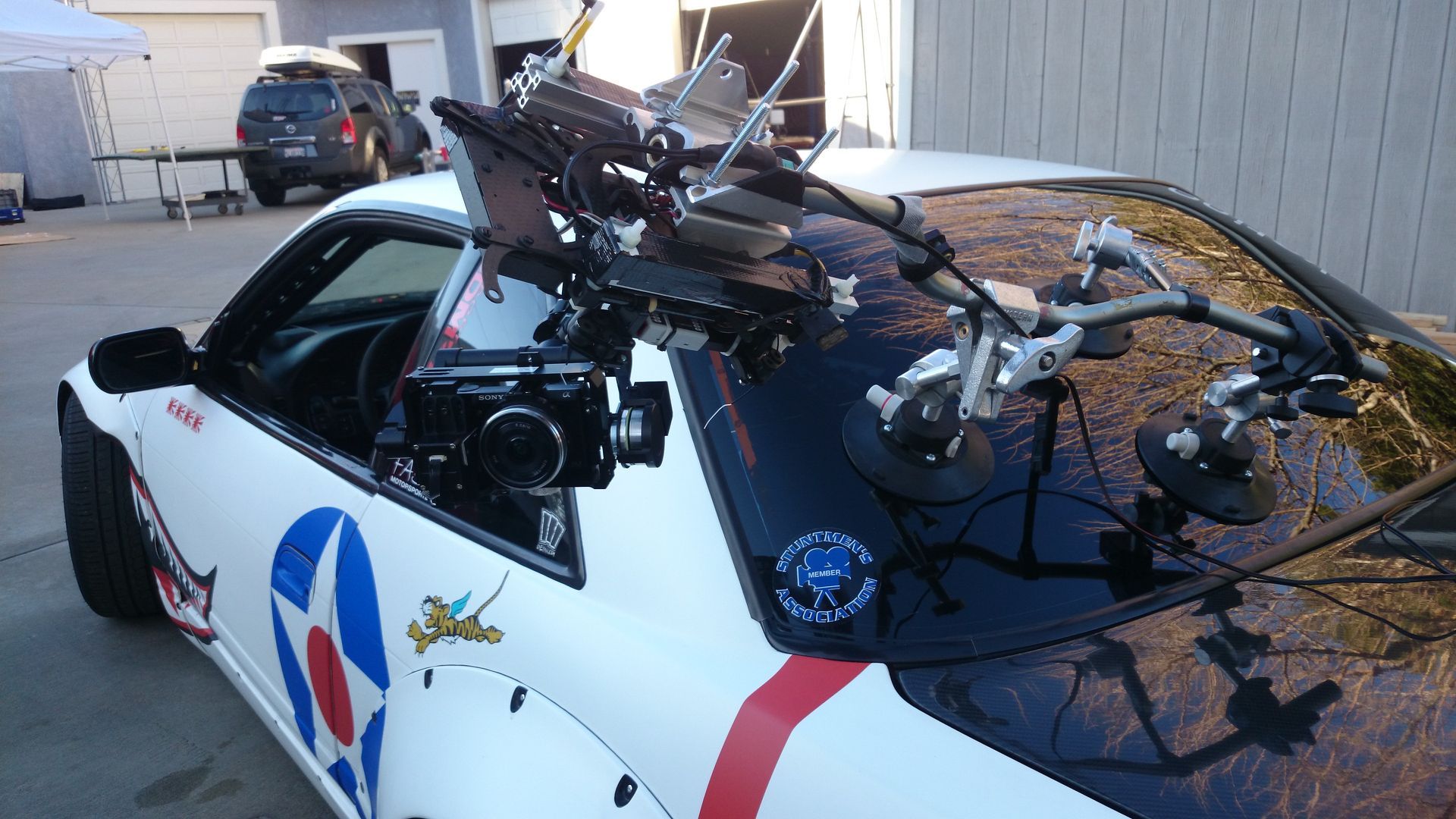 WarpCam® camera system on a film production set.