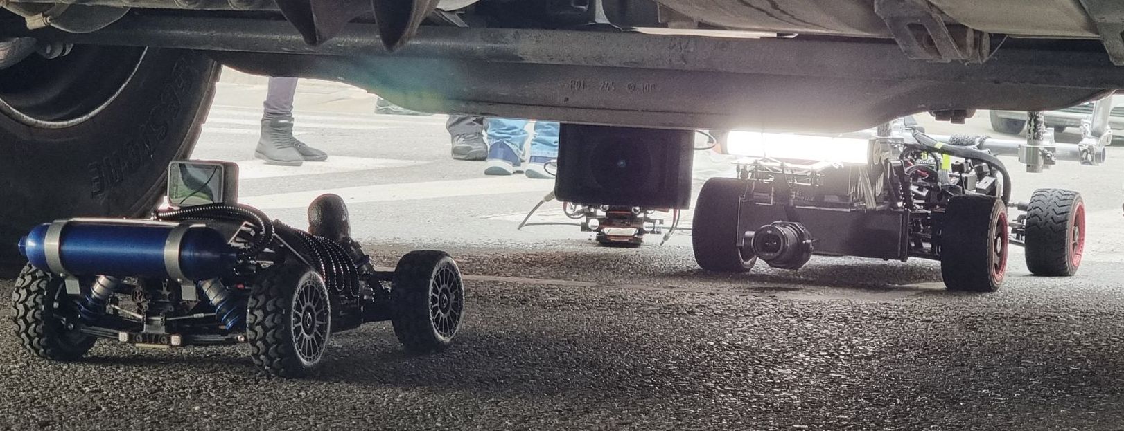 WarpCam® RC-car prototype on the Fast X set.