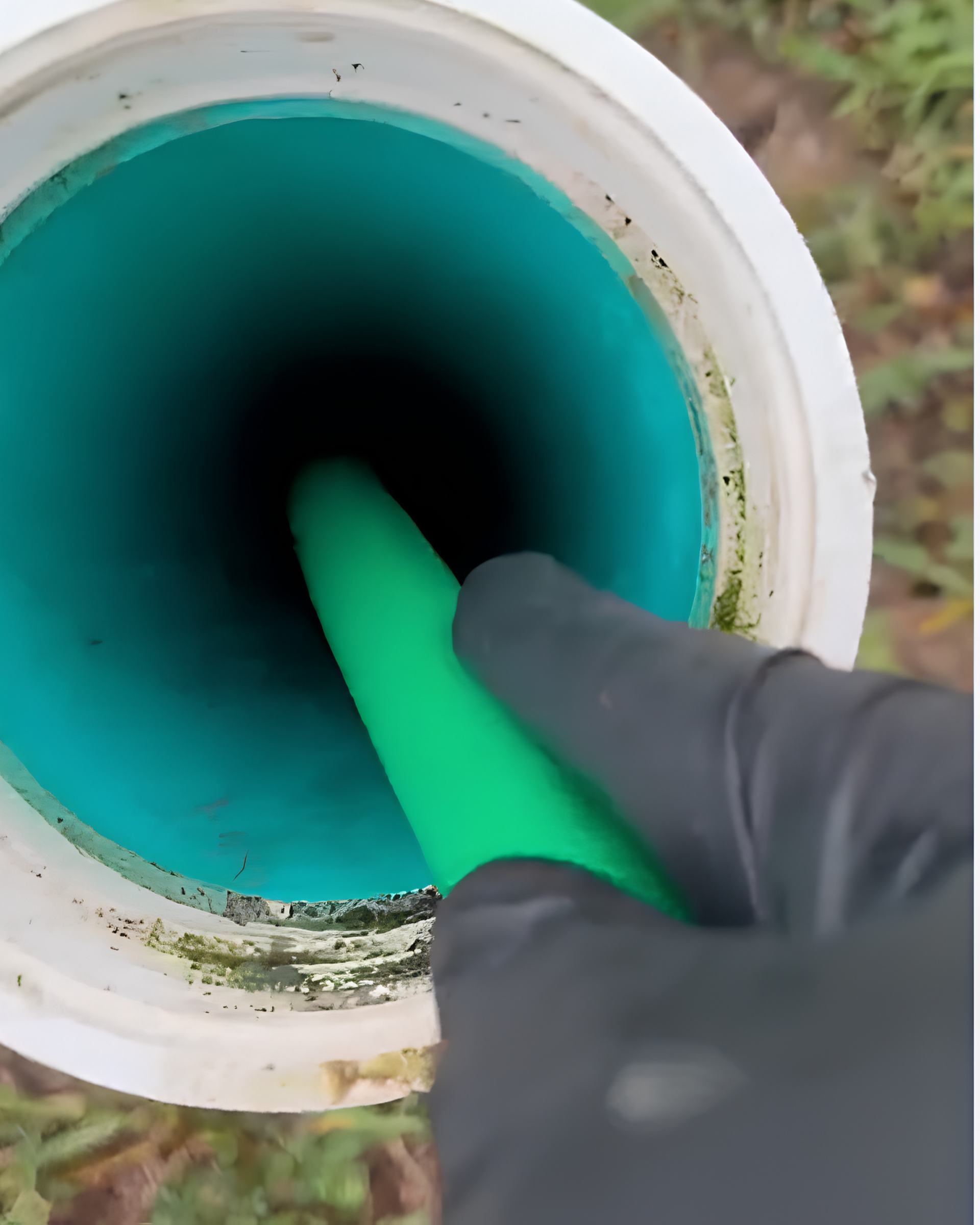 Hands of a plumber working on a sink pipe