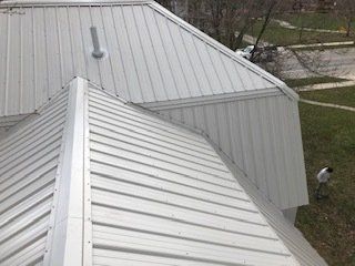 White Metal Roof — Cedar Valley, IA — Raber Roofing Systems LLC.