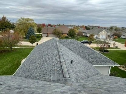Modern House Roofing — Cedar Valley, IA — Raber Roofing Systems LLC. Modern House Roofing — Cedar Valley, IA — Raber Roofing Systems LLC.