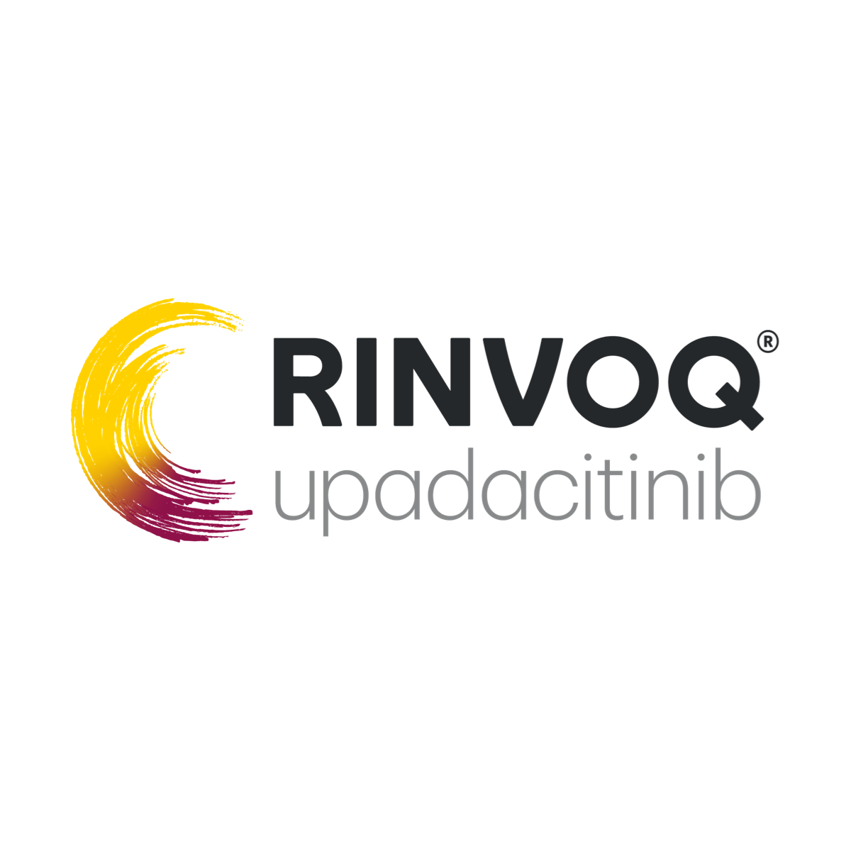 A colorful logo for rinvoq upadacitinib
