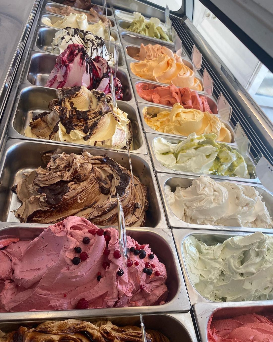 Vielzahl an Eissorten