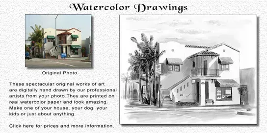 Watercolor digital art