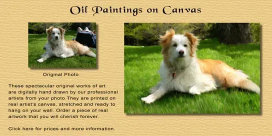Oil painting digital art