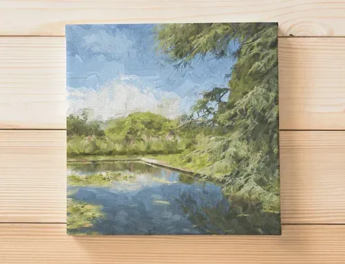 IMPRESSIONIST OIL PAINTING ON CANVAS