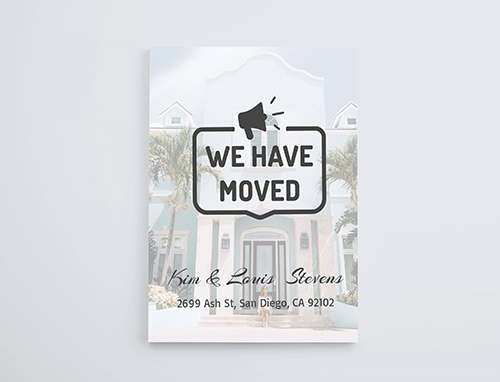 New Address Cards