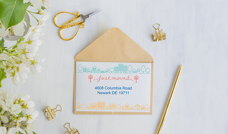 New Address Cards