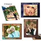 Double aluminum with printed background