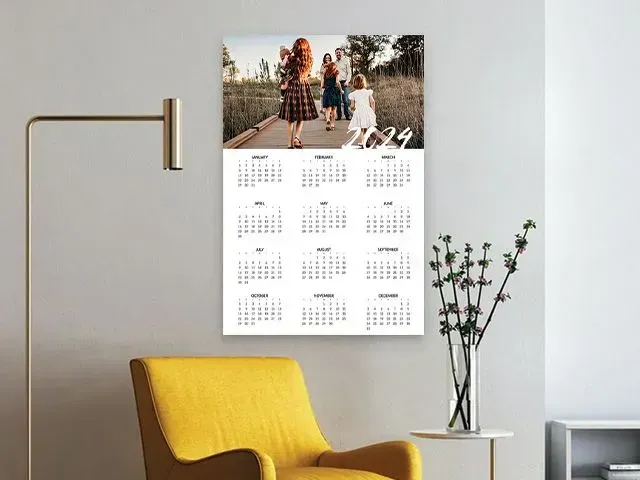 Full Year Wall Poster Calendars