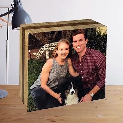 Photos on Hardwood Blocks