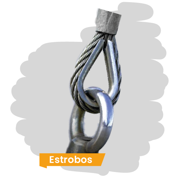 Cables de acero, eslingas y cadenas