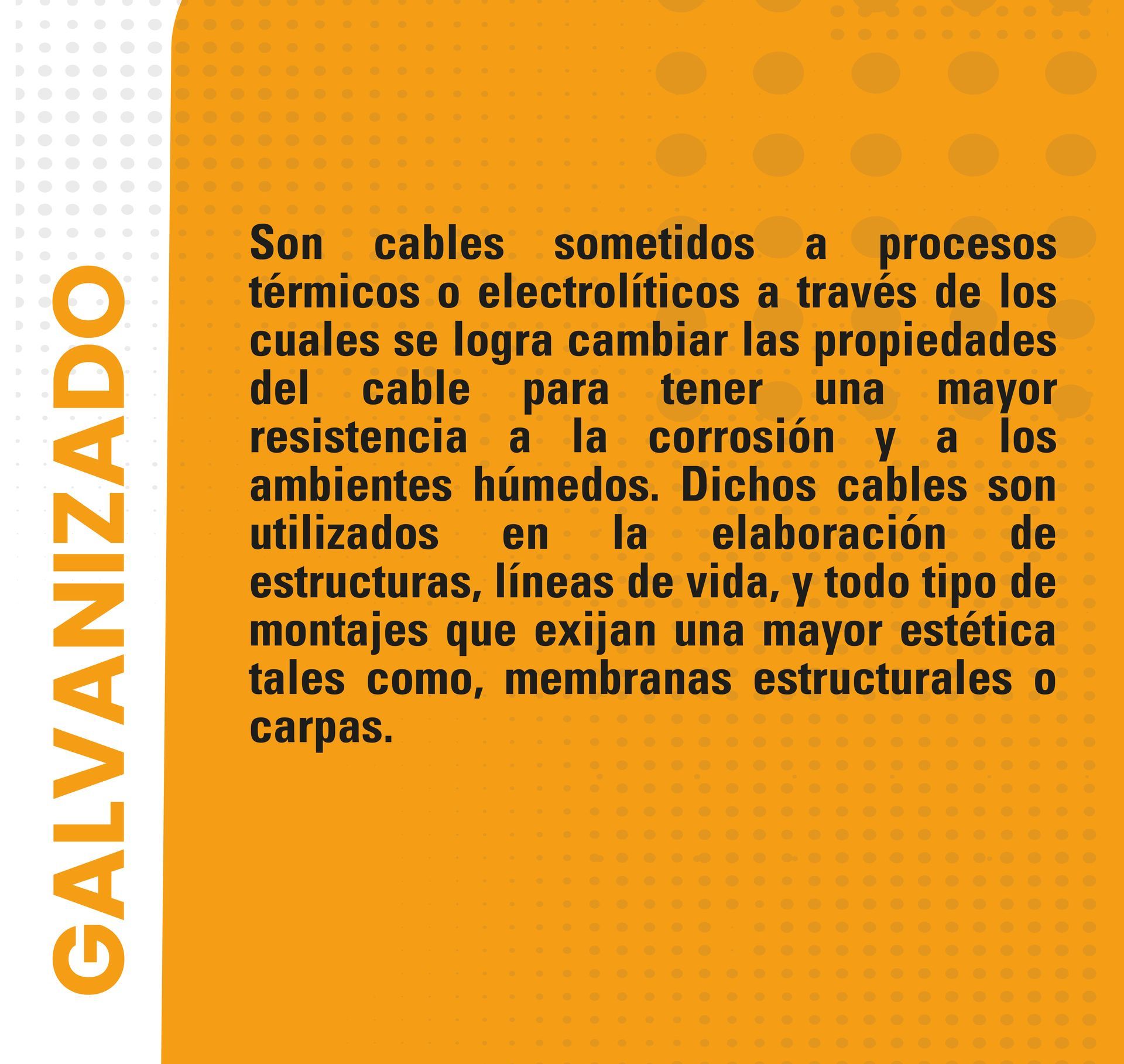 Cables de acero, eslingas y cadenas