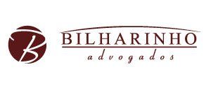 A logo for a company called bilharinho advogados