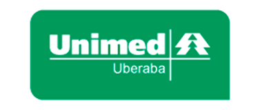 Um logotipo verde e branco para unimed uberaba