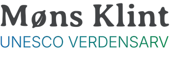 Måns Klint-logo med blå tekst