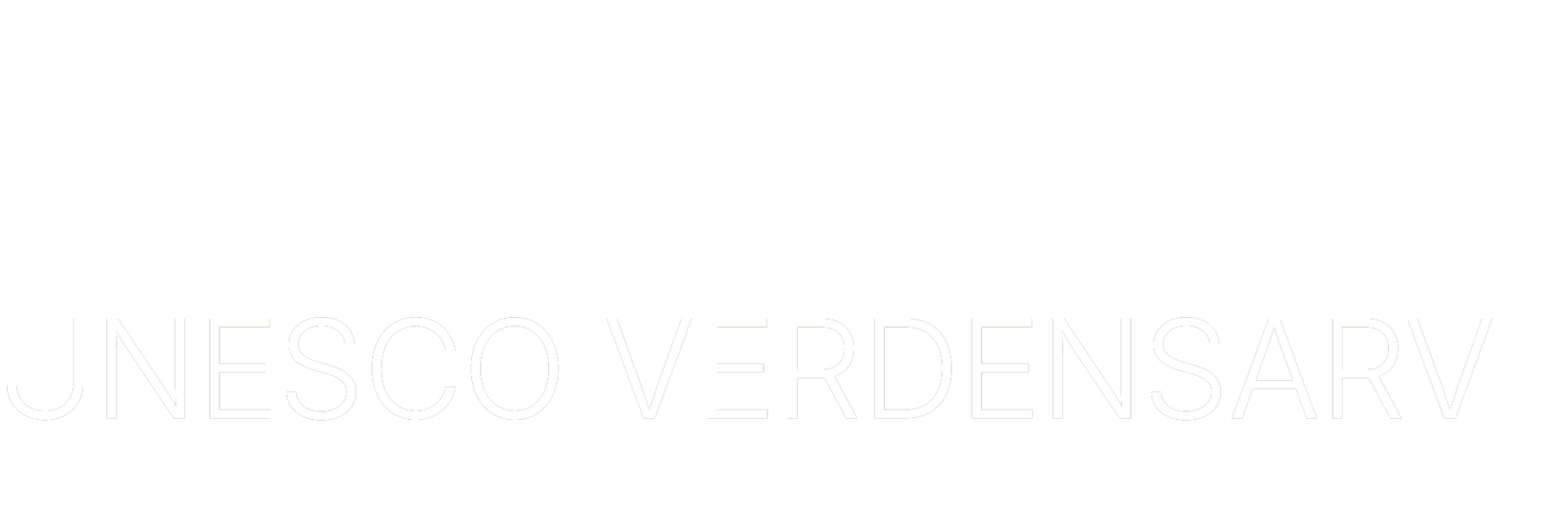 Hvid, svagt præget tekst med teksten