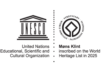 UNESCO-logo ved siden af emblemet med teksten