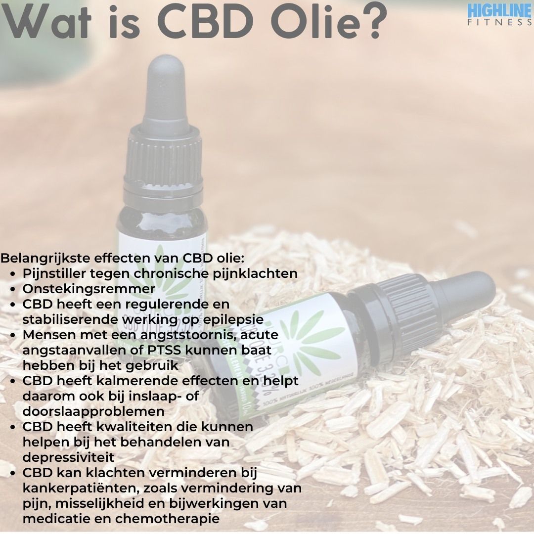Op een stapel rijst staan twee flessen CBD-olie.