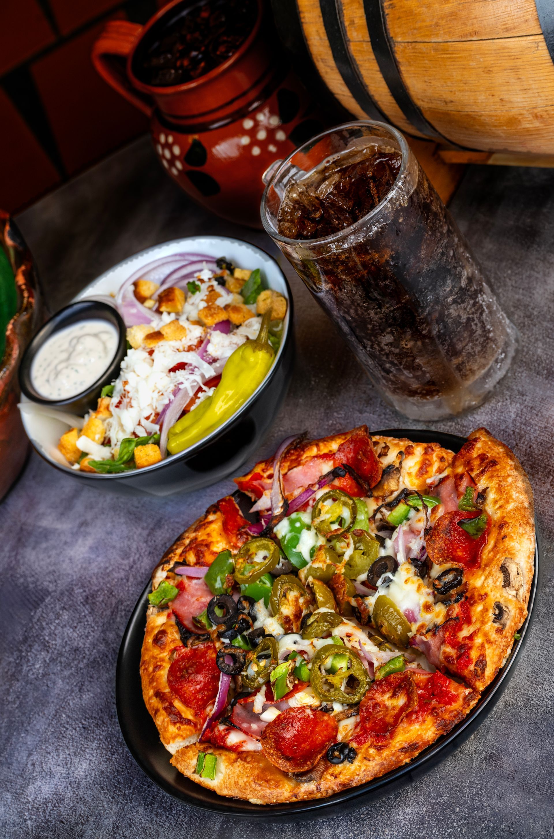 Pizza, Beer & Salad