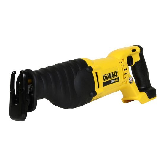 DCS 380 Reciprocating Saw