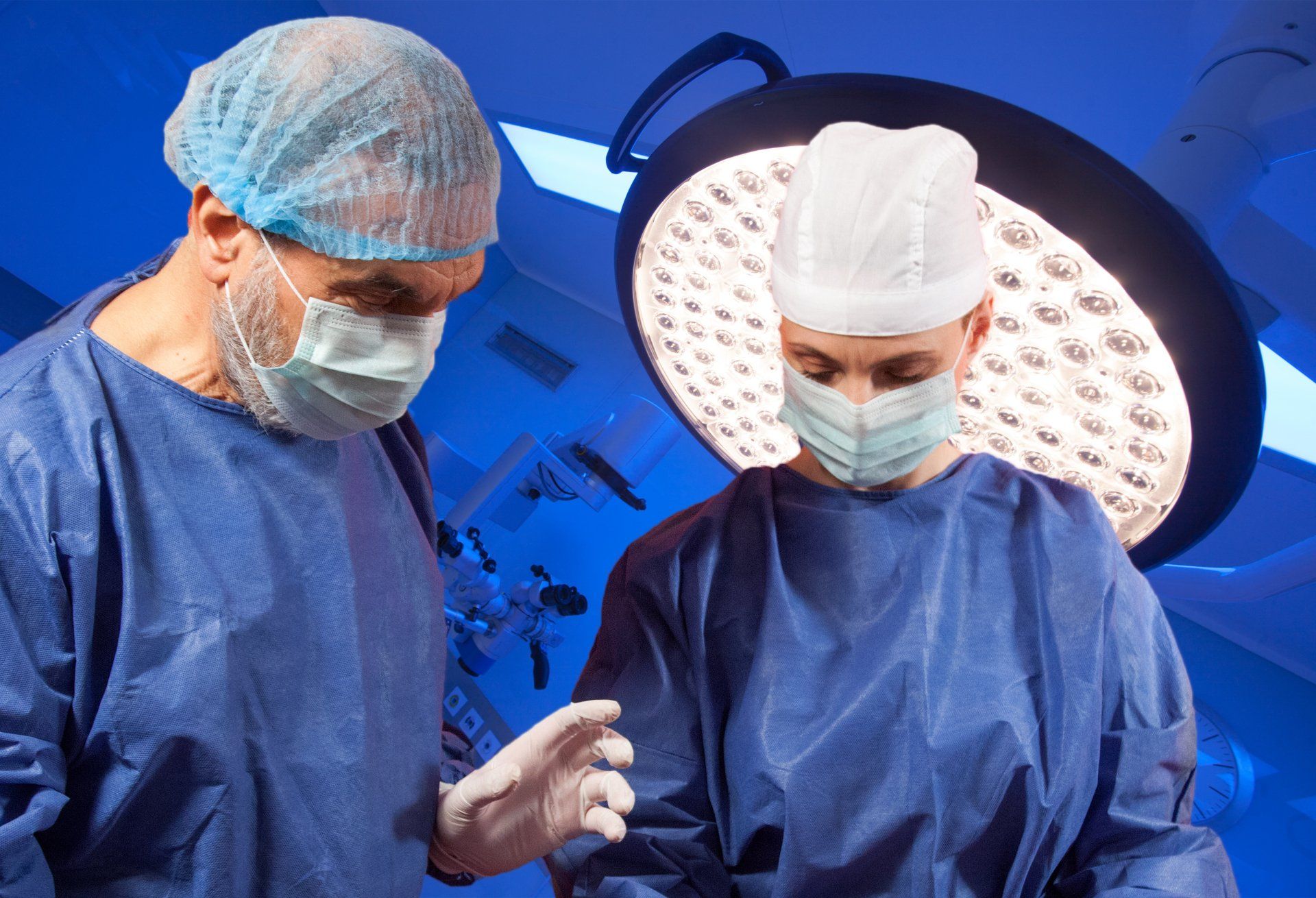 doctors doing surgery in the operating room