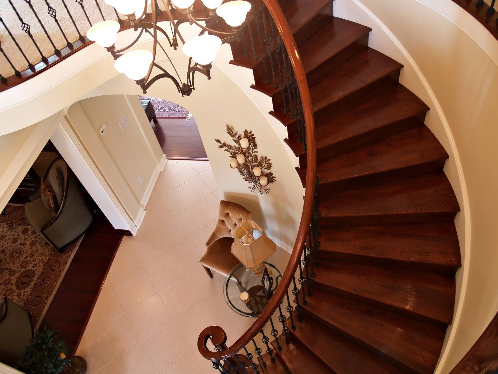 The Custom Stairs Orlando team working on a custom staircase project