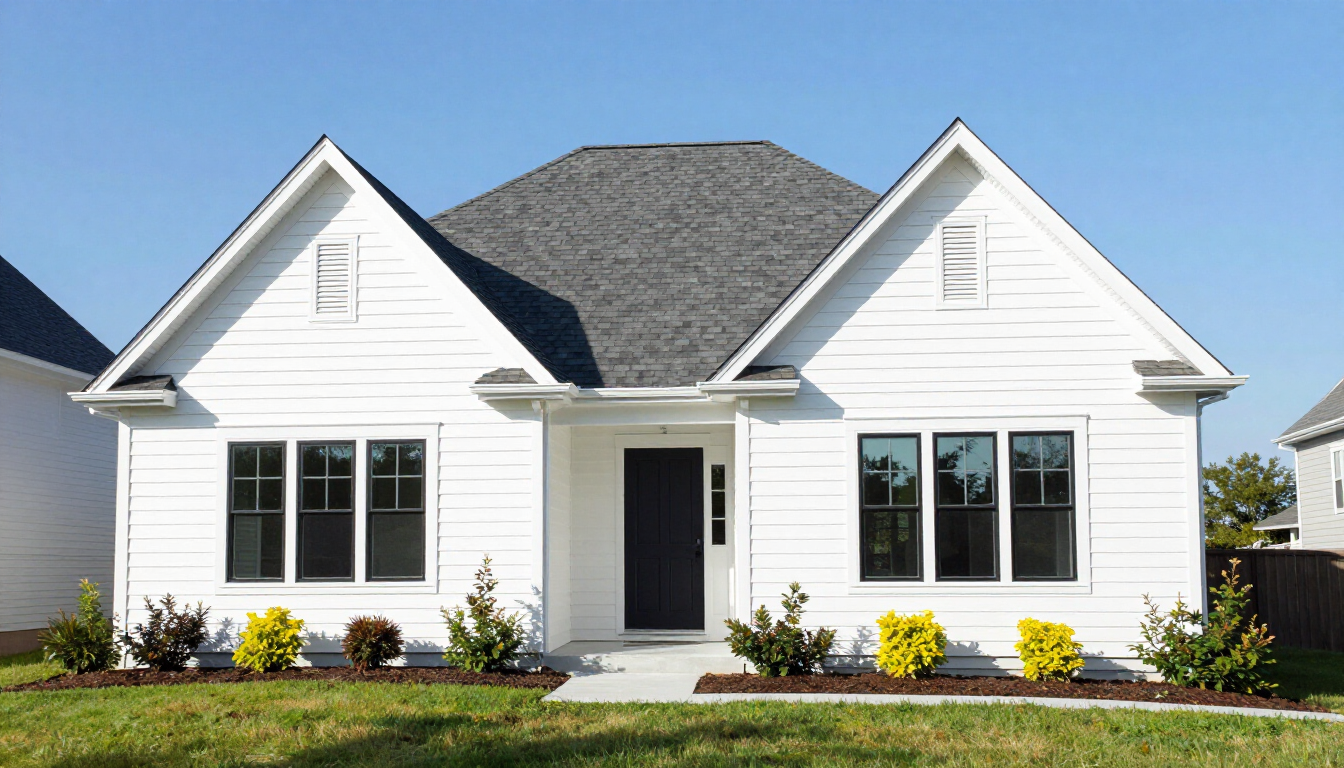 Clean home exterior after professional pressure washing service