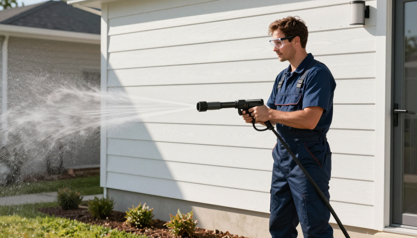 Professional home cleaning process