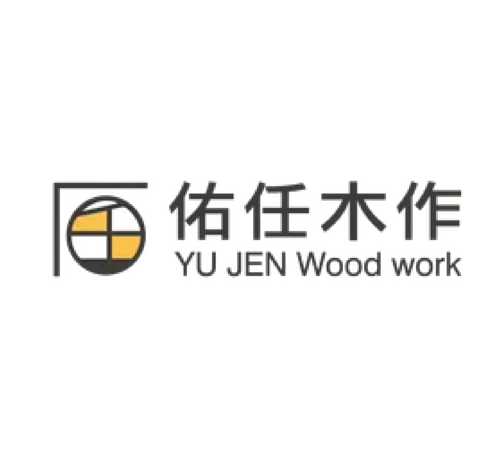 It is a logo for a company called yu jen wood work.