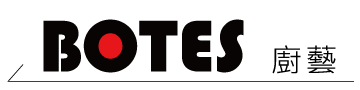 A black and red logo for botes with chinese characters