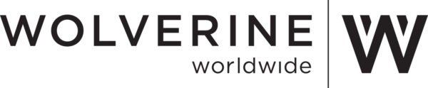 Logo for Wolverine Worldwide, a large black 