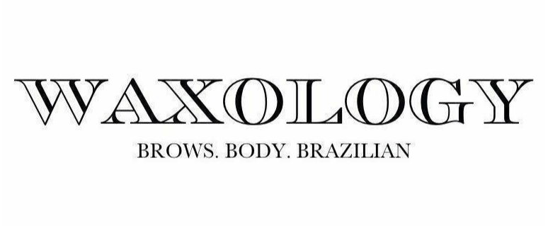 Waxology logo with text: