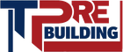 Logo with "TPRE BUILDING" in blue and red.
