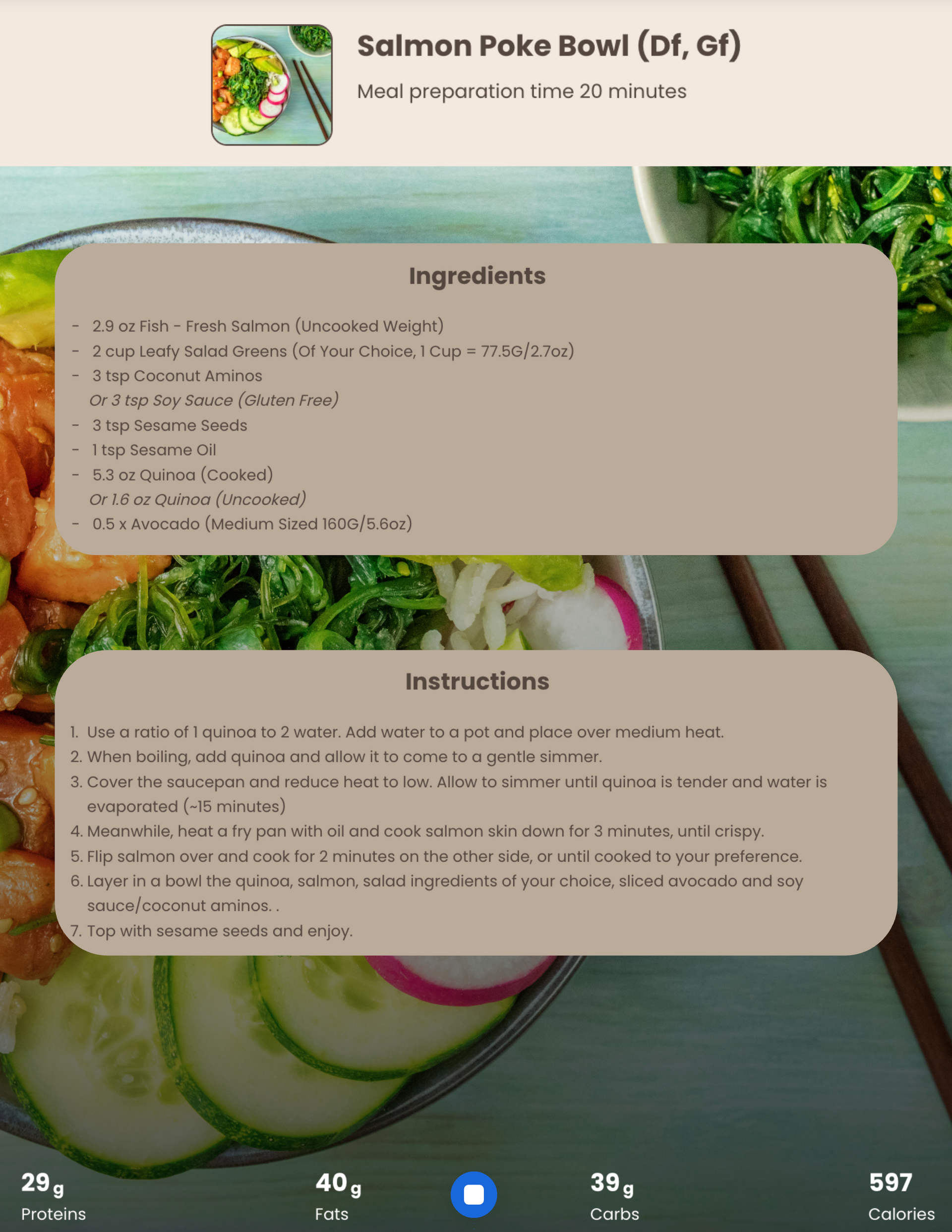 Salmon Poke Bowl