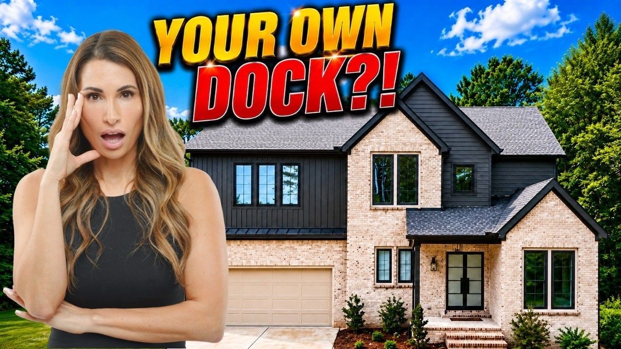 New Construction Home in Cumming, GA on Lake Lanier With Private Dock