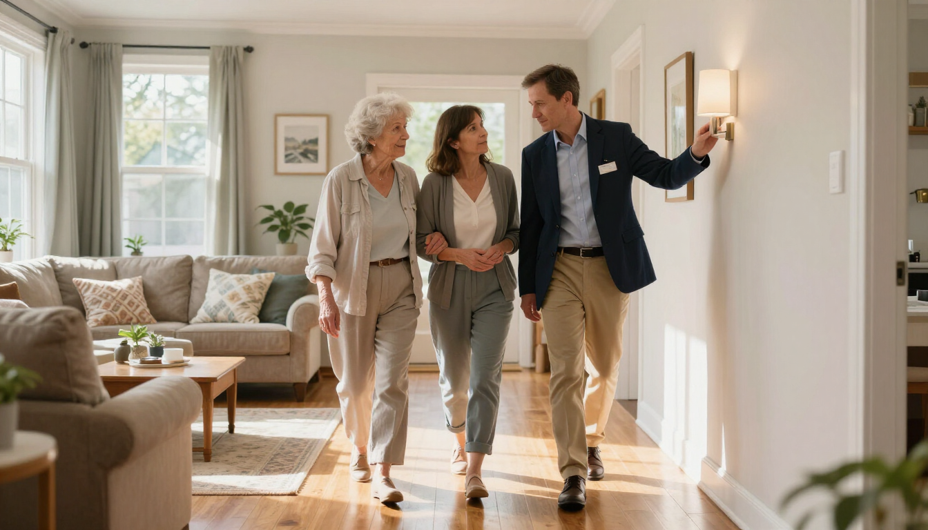 Home safety assessment for an aging parent