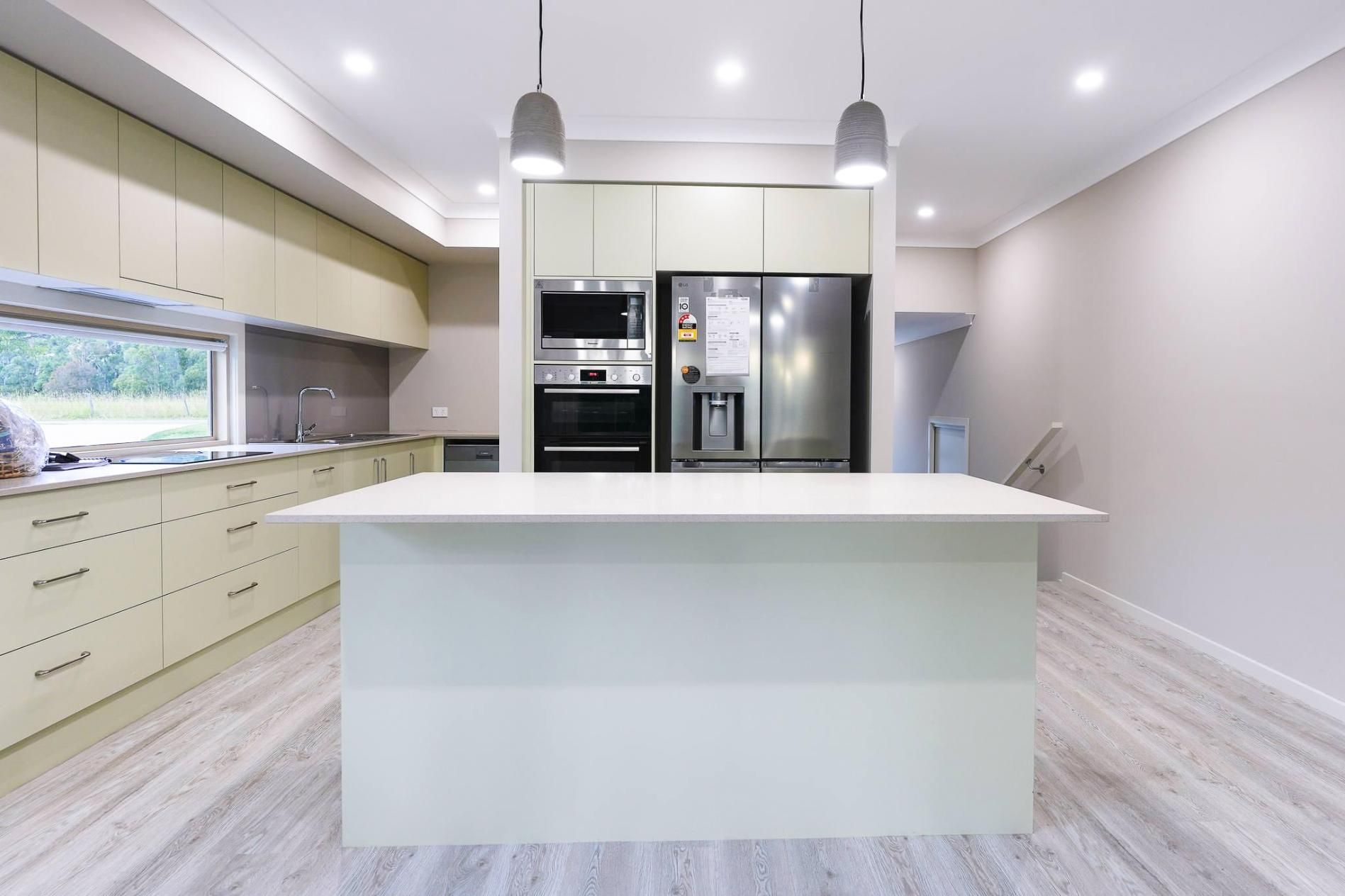 There Is A Large Island In The Middle Of The Kitchen — Viison Kitchens & Joinery Forster In Forster, NSW
