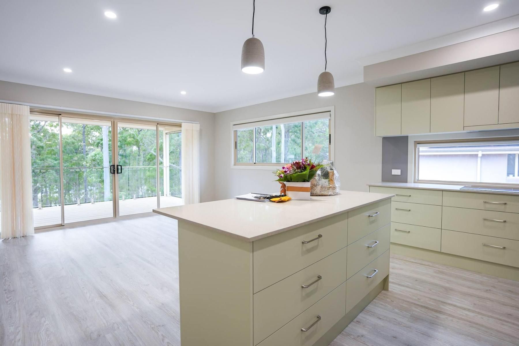 There Is A Large Island In The Middle Of The Kitchen — Viison Kitchens & Joinery Forster In Forster, NSW