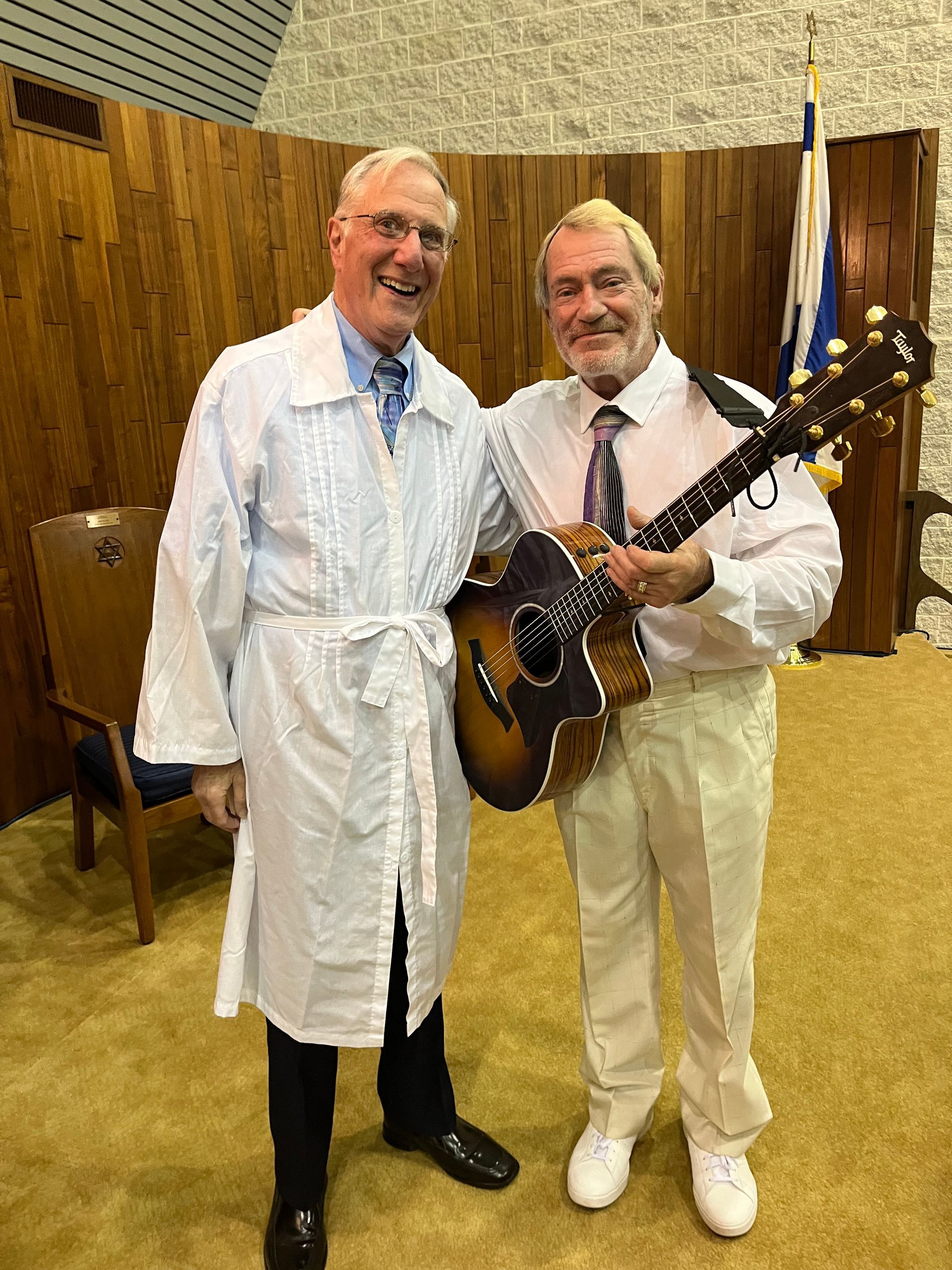 Rabbi and guitar