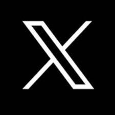 White stylized letter 