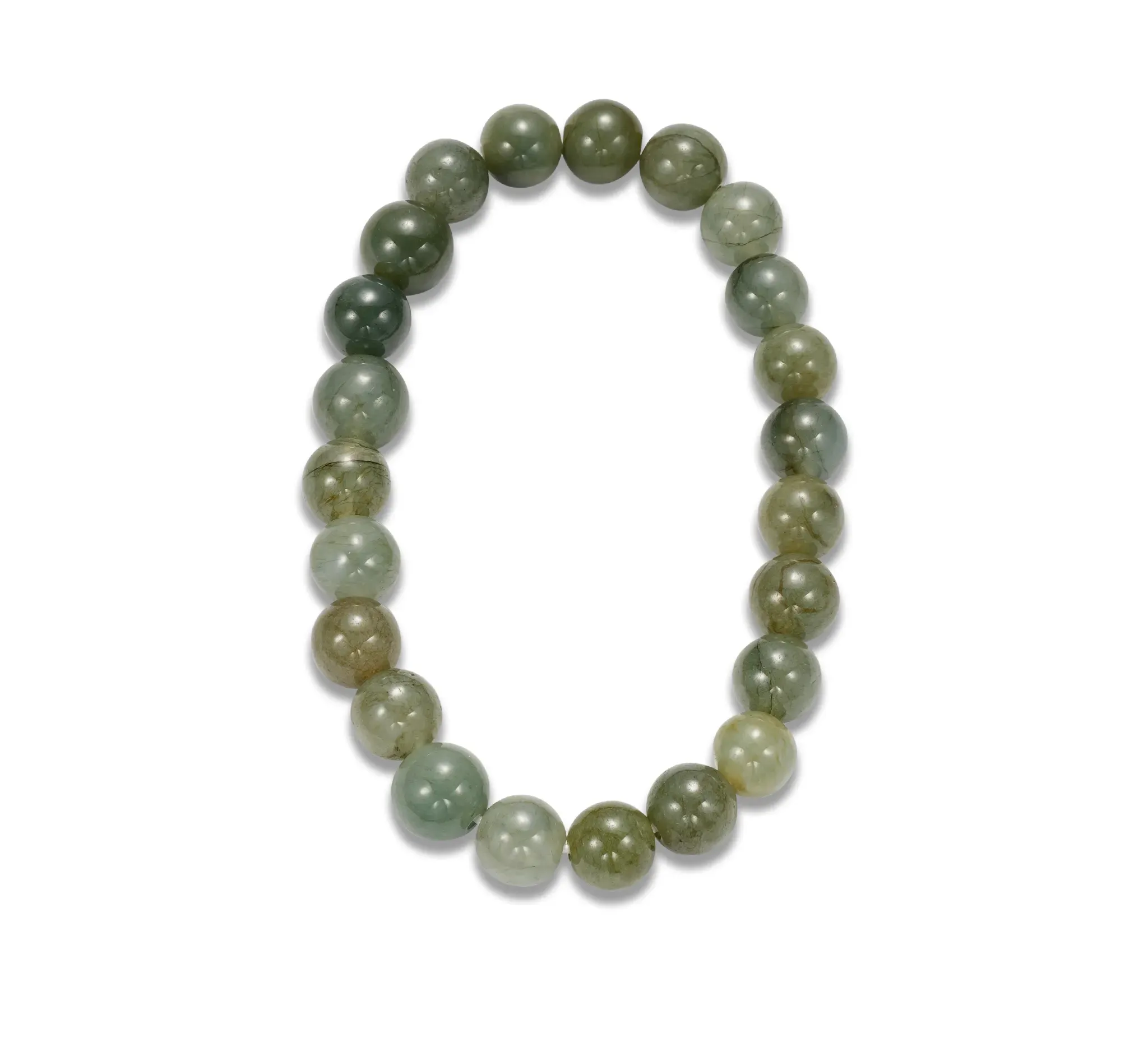 Oil Green Jadeite Bracelet
