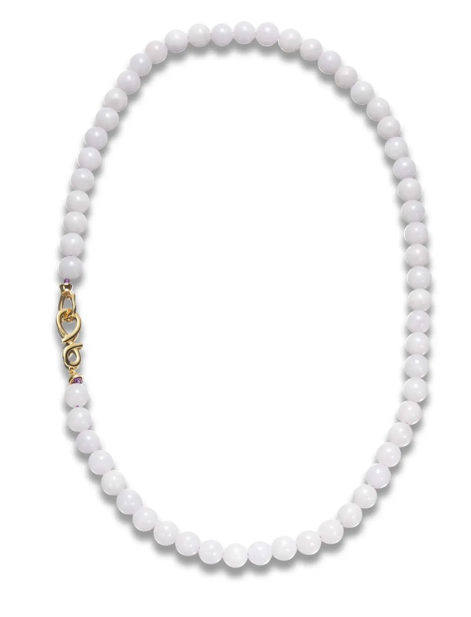 Light Lavender Jadeite Necklace