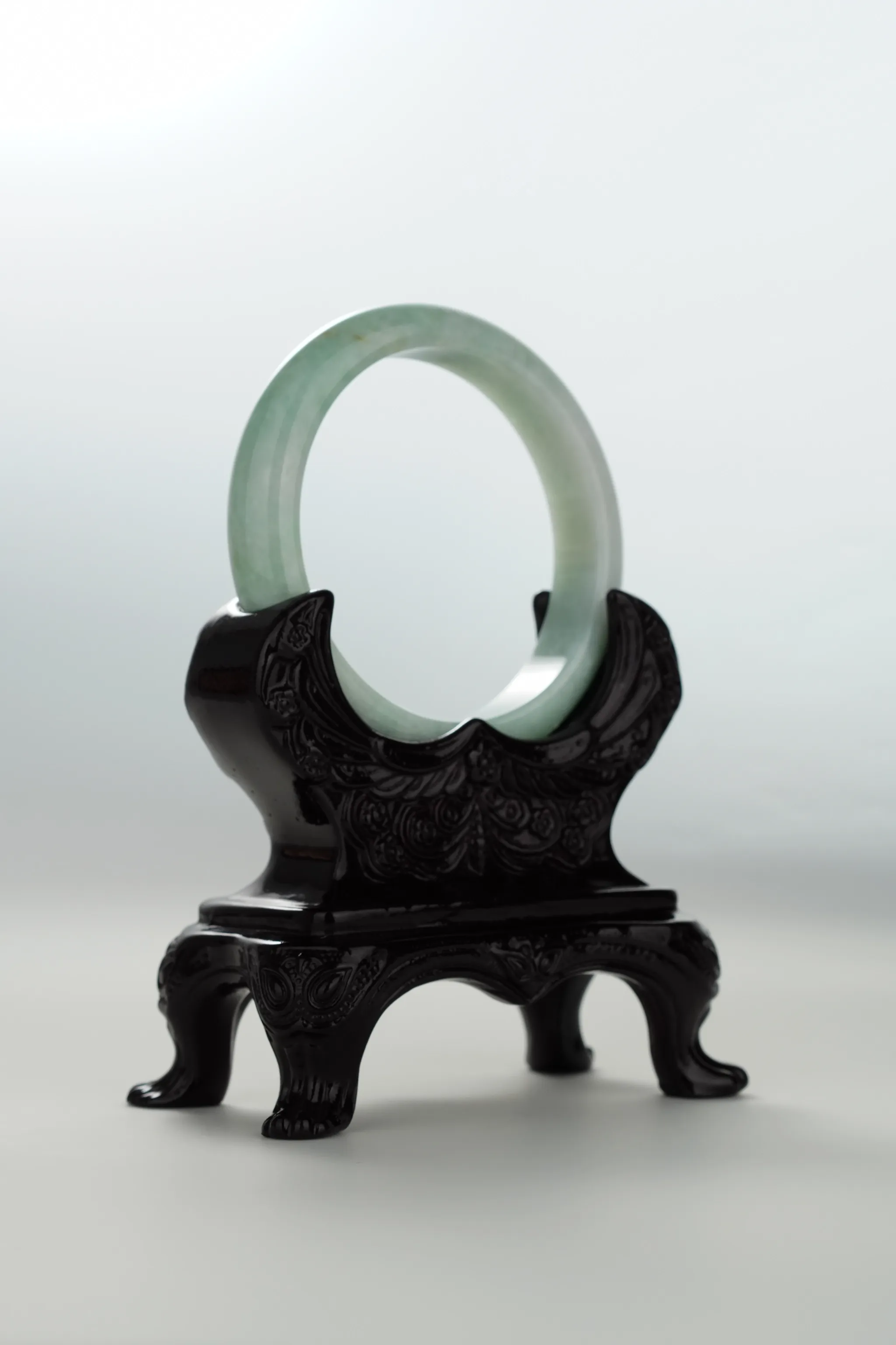 Light Apple Green Jadeite Bangle